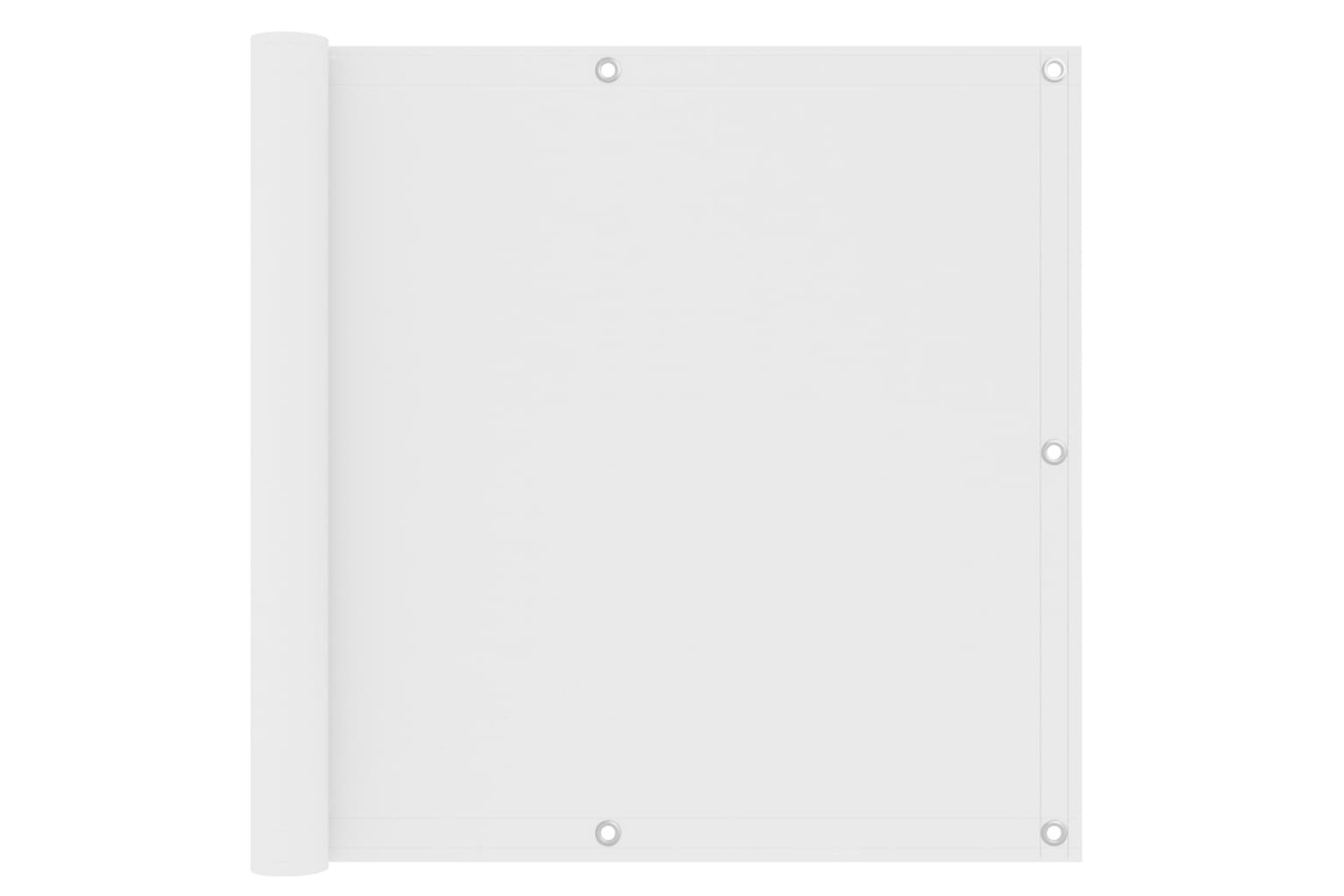 vidaXL 134894 Balcony Screen White 90x500cm Oxford Fabric