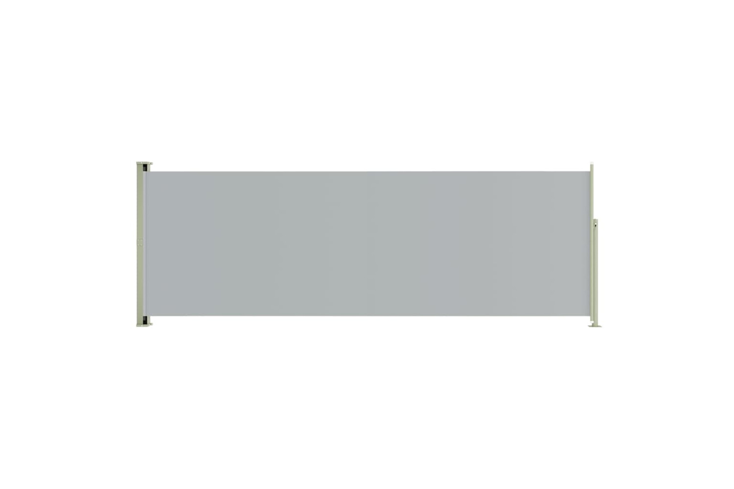 vidaXL 317930 Patio Retractable Side Awning 180x500cm Grey