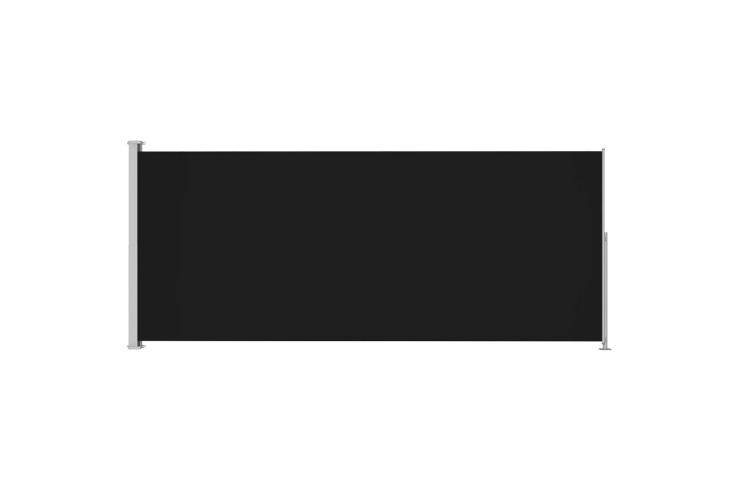 vidaXL 313405 Patio Retractable Side Awning 180x500cm Black