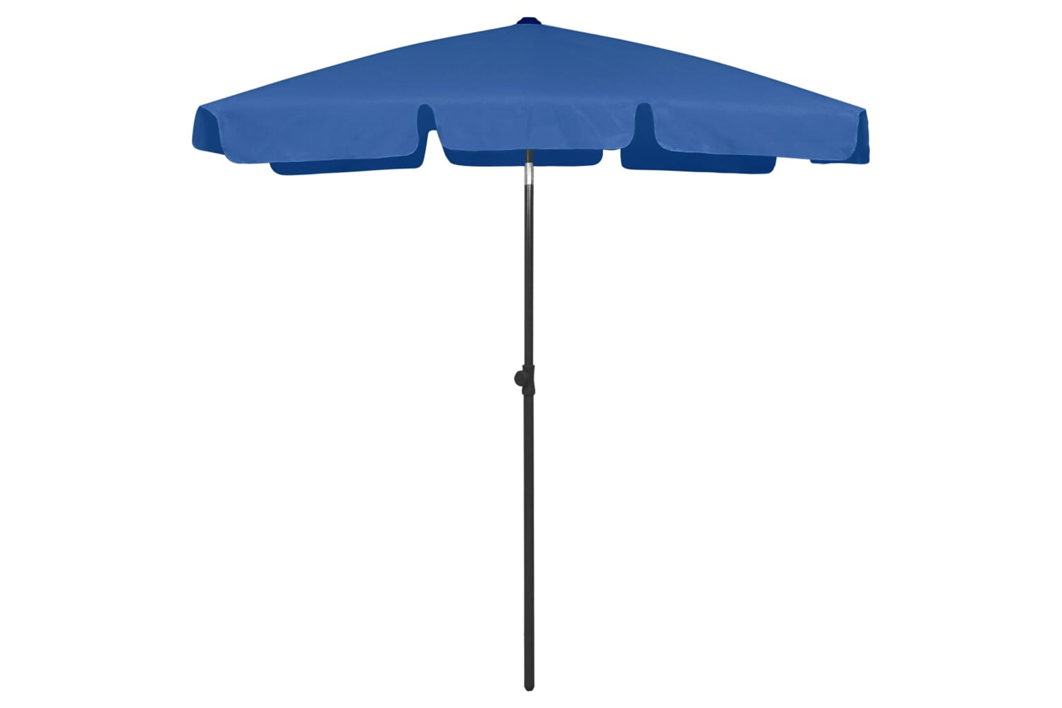 vidaXL 314726 Beach Umbrella Azure Blue 180x120cm
