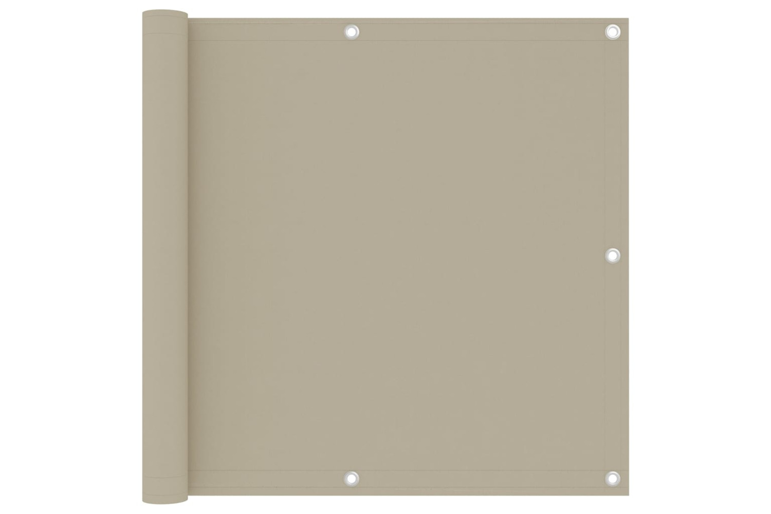 vidaXL 134942 Balcony Screen Beige 90x500cm Oxford Fabric