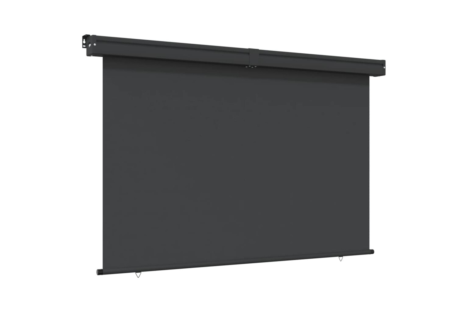 vidaXL Balcony Side Awning 175x250cm Black