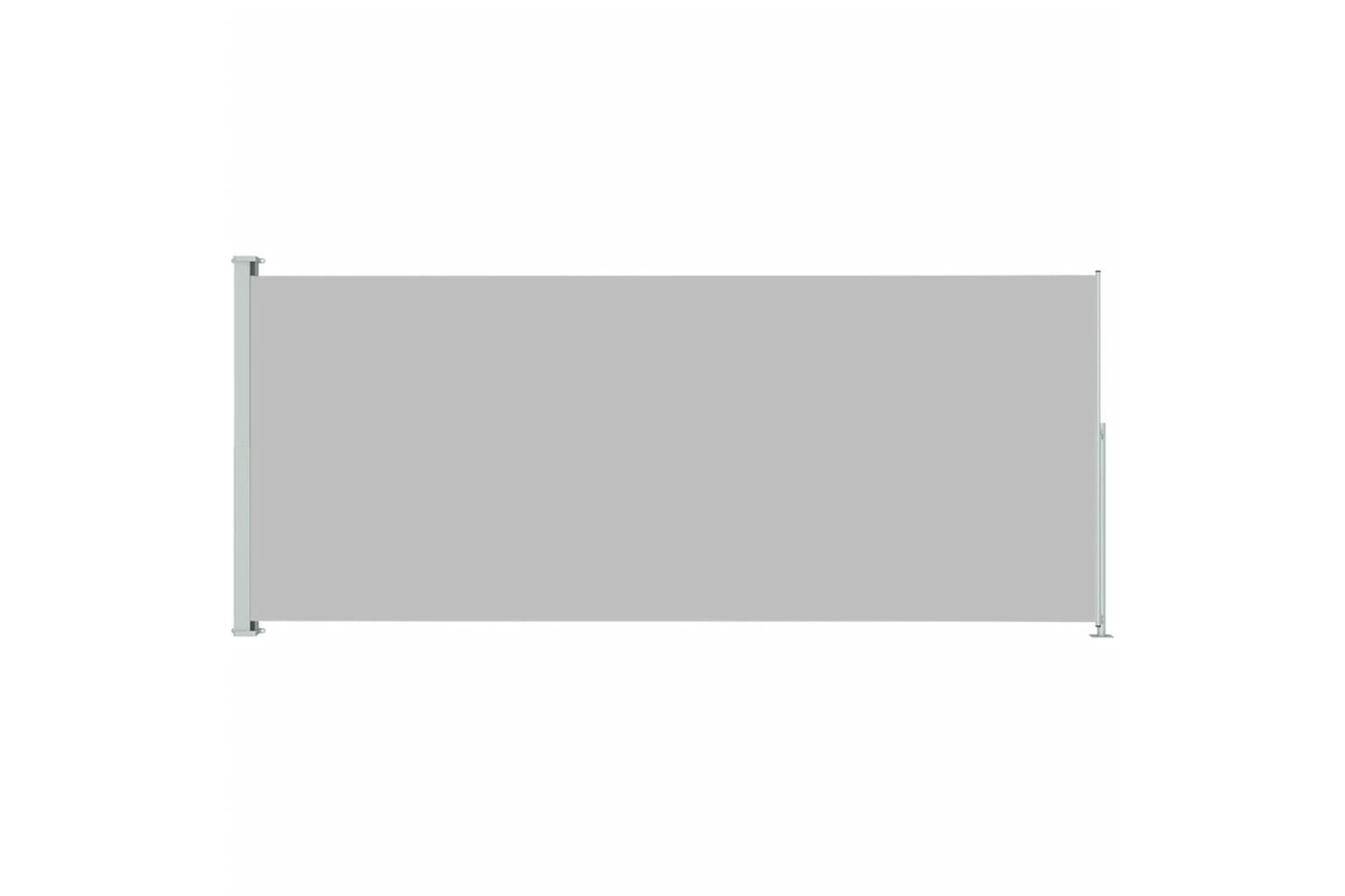 vidaXL Patio Retractable Side Awning 220x500cm Grey