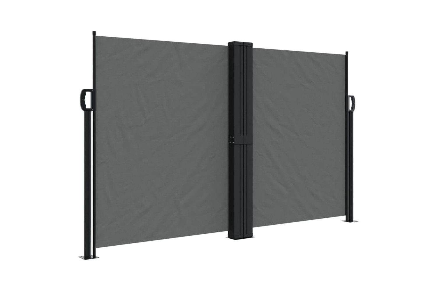 vidaXL 318062 Retractable Side Awning Anthracite 140x1200cm