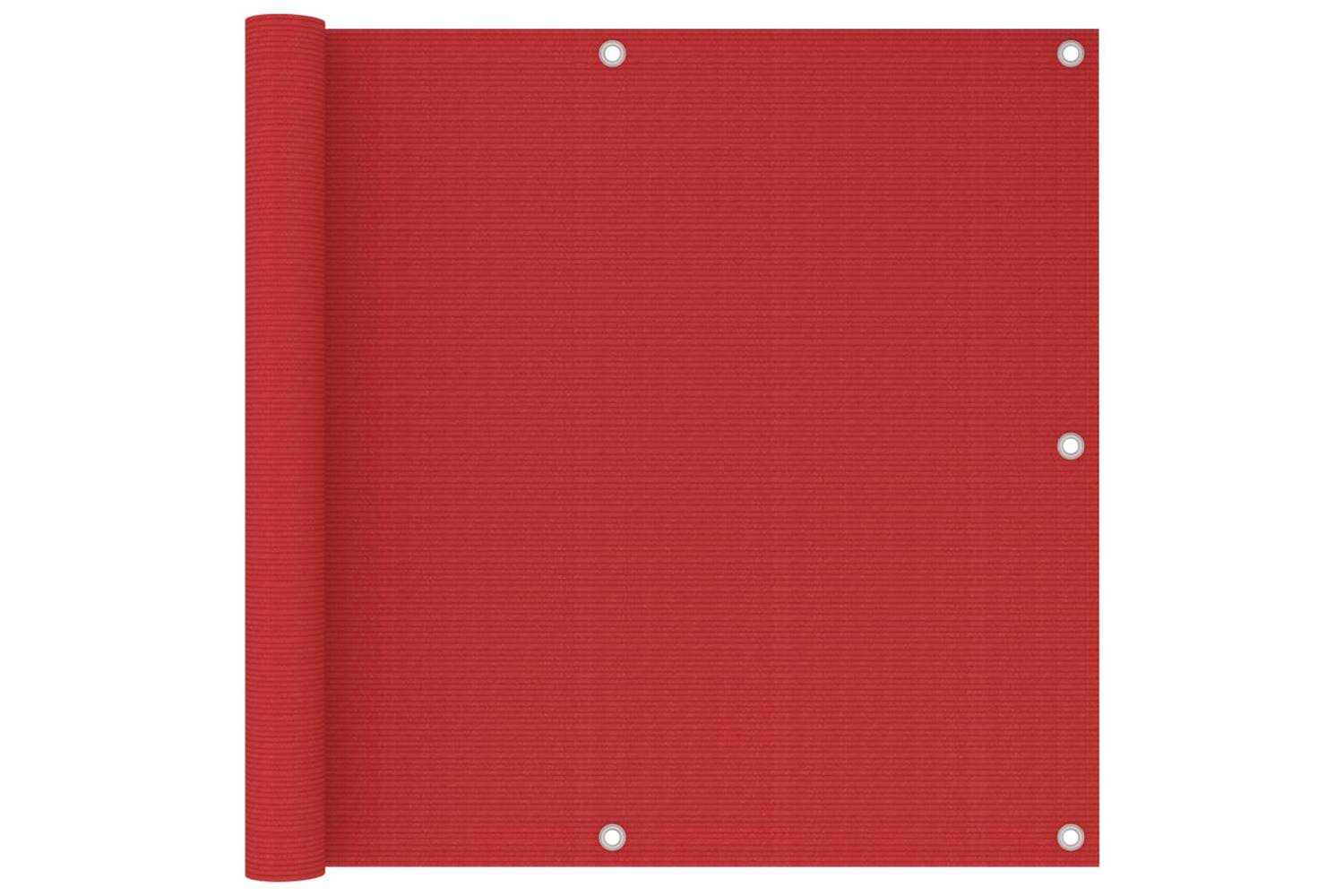 vidaXL 311010 Balcony Screen Red 90x500cm Hdpe