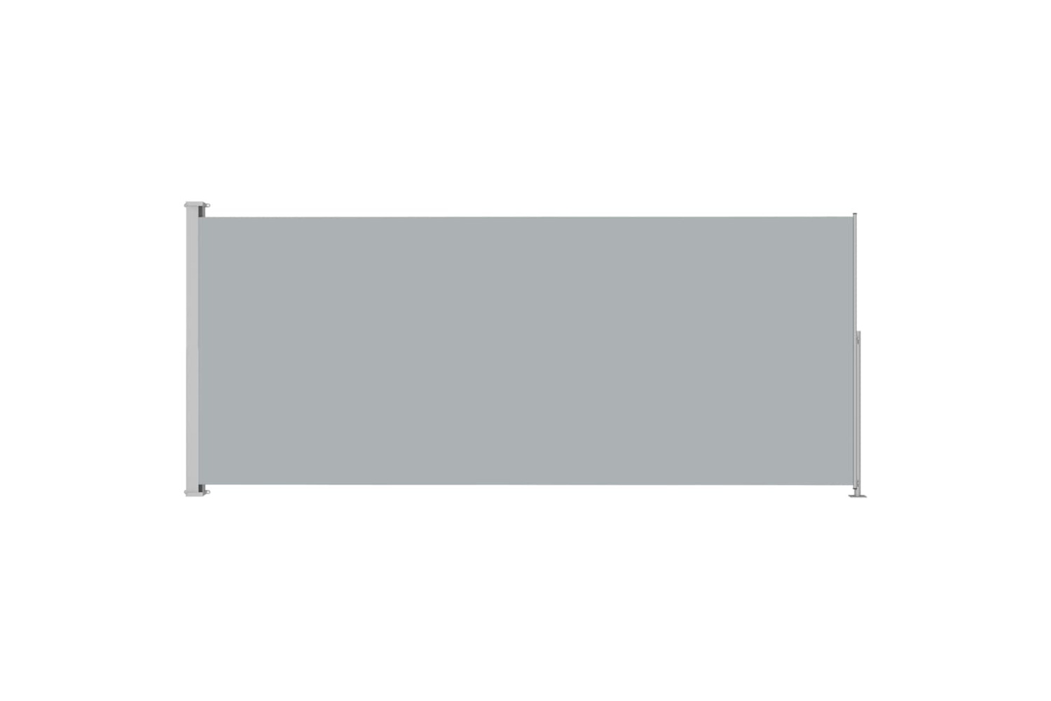 vidaXL 313419 Patio Retractable Side Awning 200x500cm Grey