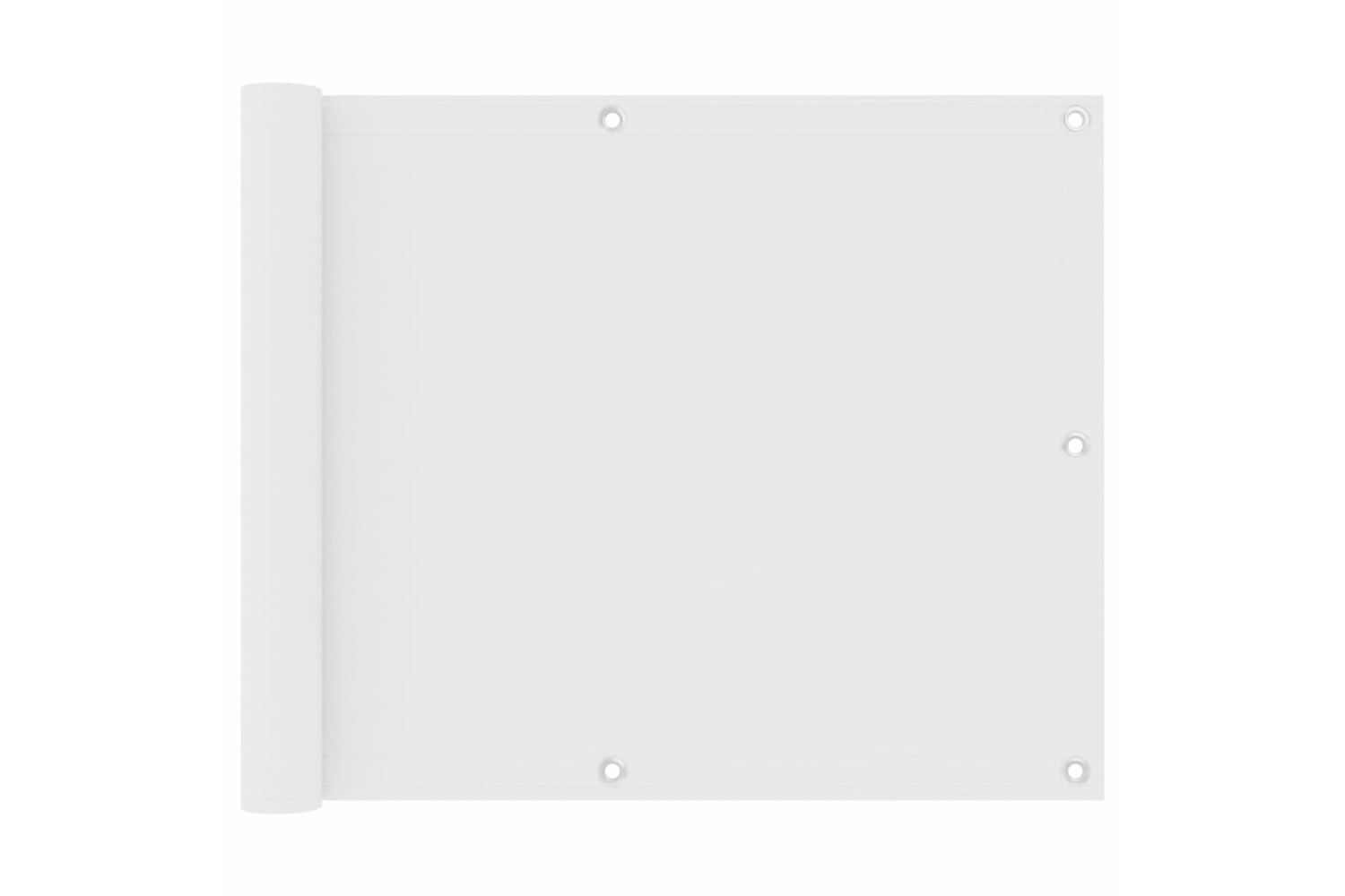 vidaXL 134890 Balcony Screen White 75x500cm Oxford Fabric