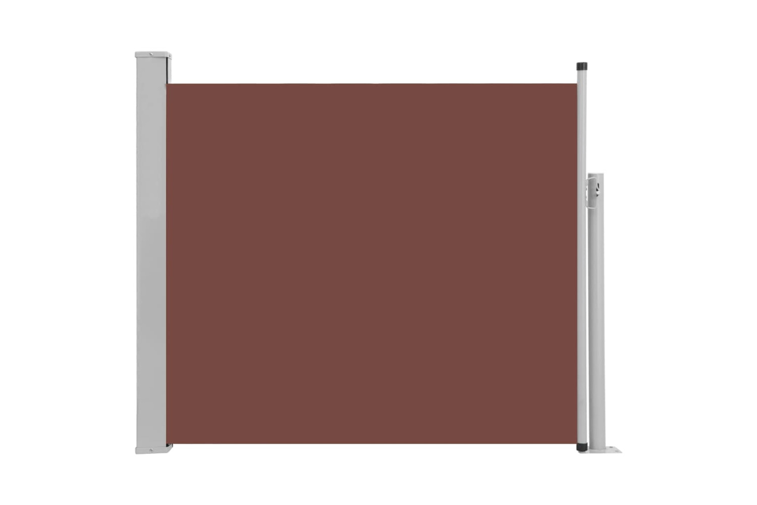 vidaXL 48375 Patio Retractable Side Awning 100x300cm Brown