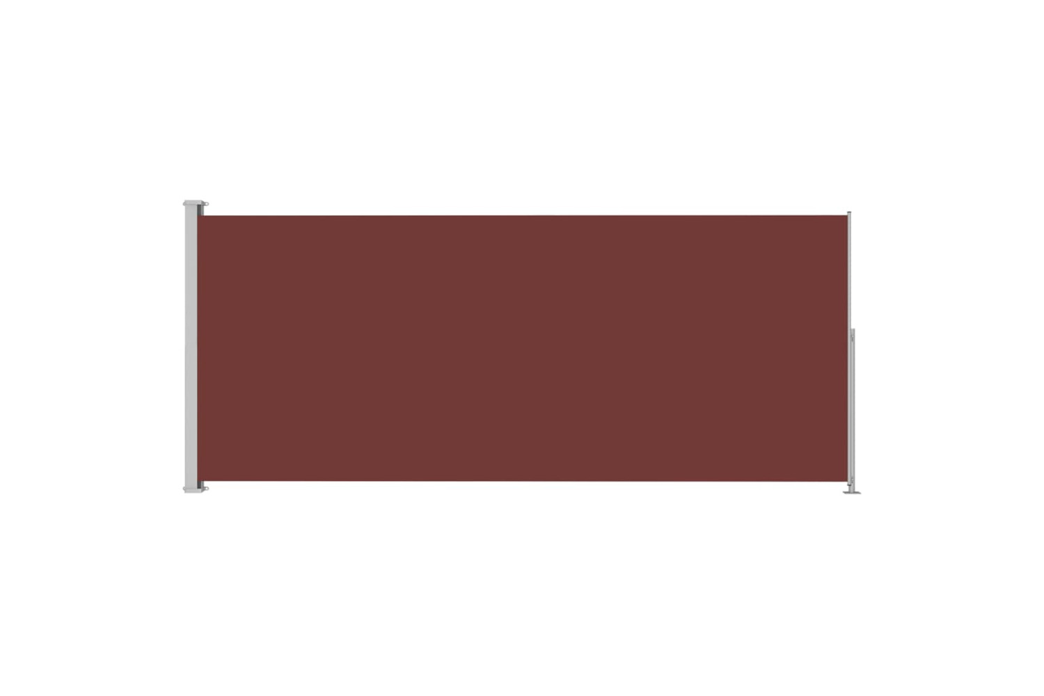 vidaXL 313408 Patio Retractable Side Awning 180x500cm Brown