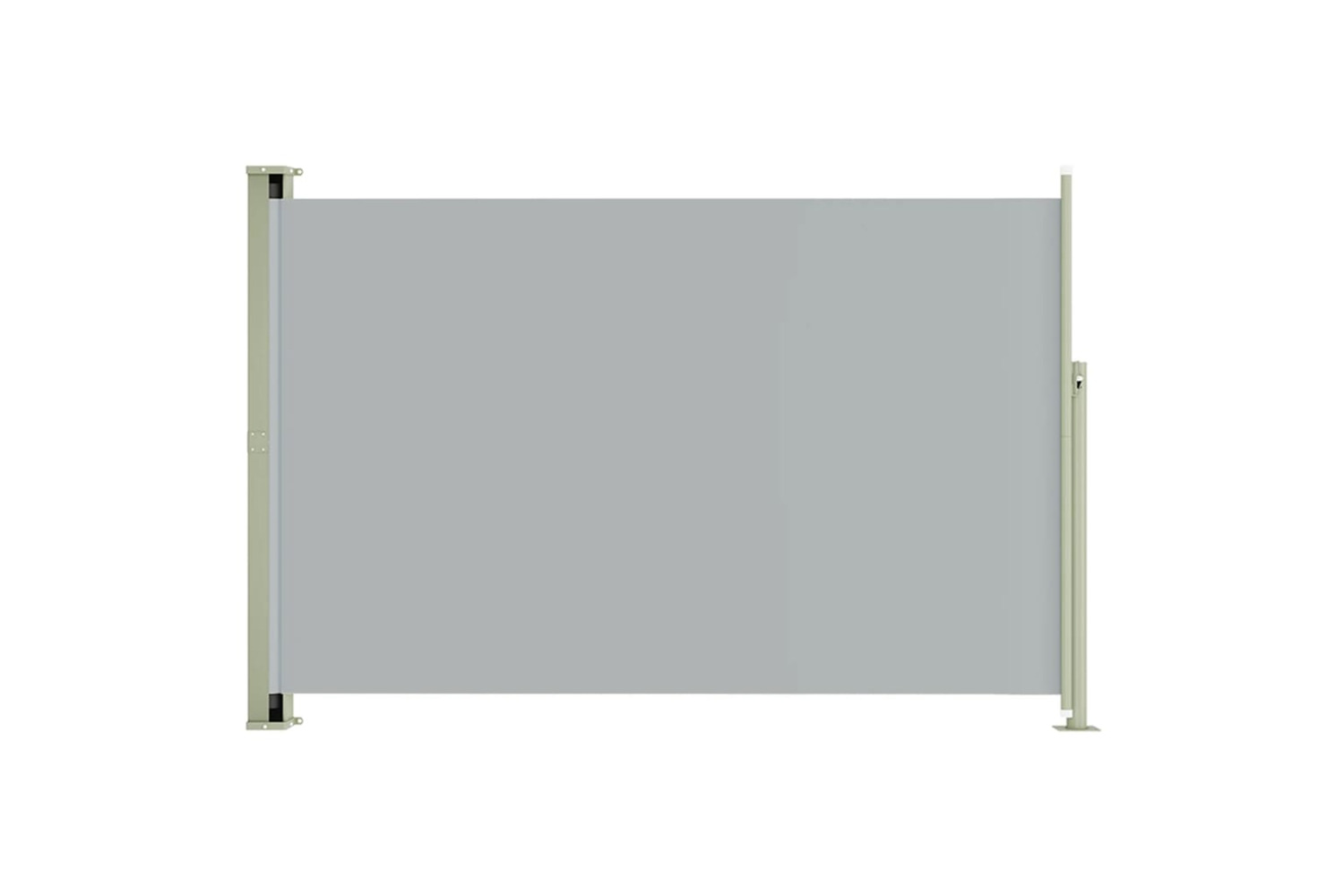 vidaXL 317900 Patio Retractable Side Awning 200x300cm Grey