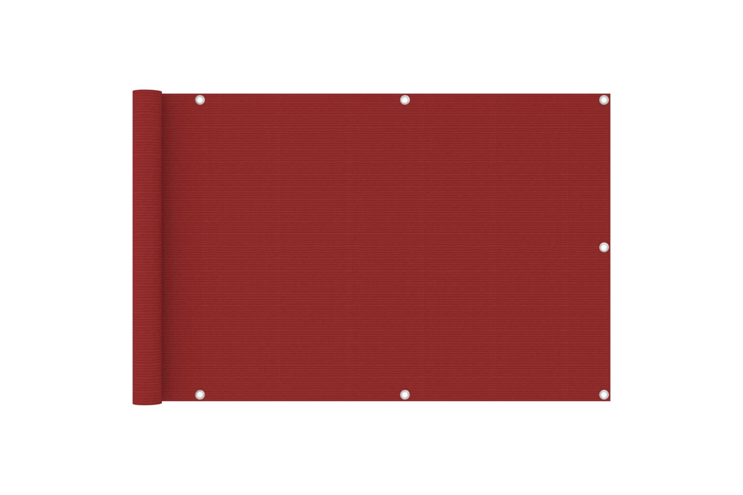 vidaXL 311009 Balcony Screen Red 90x400cm Hdpe