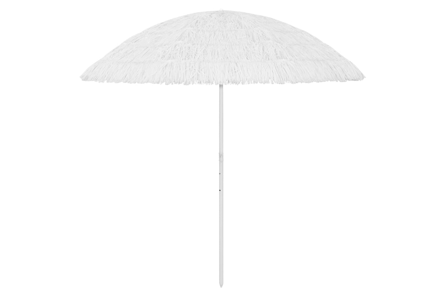 vidaXL 314702 Hawaii Beach Umbrella White 300cm