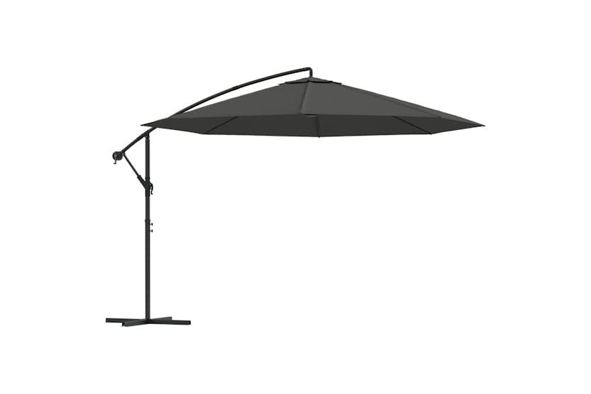 Vidaxl 44505 Cantilever Umbrella With Aluminium Pole 350 Cm Anthracite