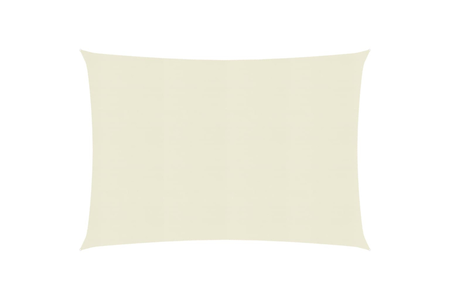vidaXL 311178 Sunshade Sail 160 G/m² Cream 2.5x3.5 M Hdpe