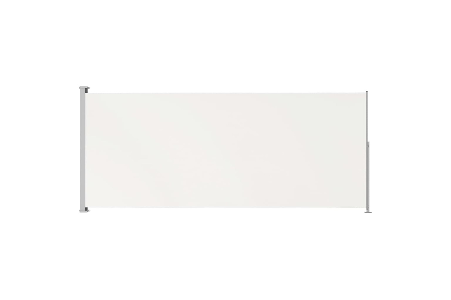 vidaXL 313430 Patio Retractable Side Awning 220x500cm Cream