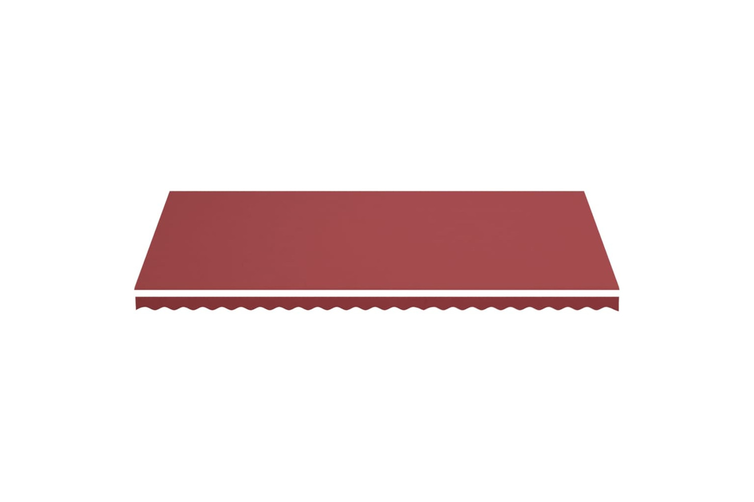 vidaXL 311973 Replacement Fabric For Awning Burgundy Red 6x3 M