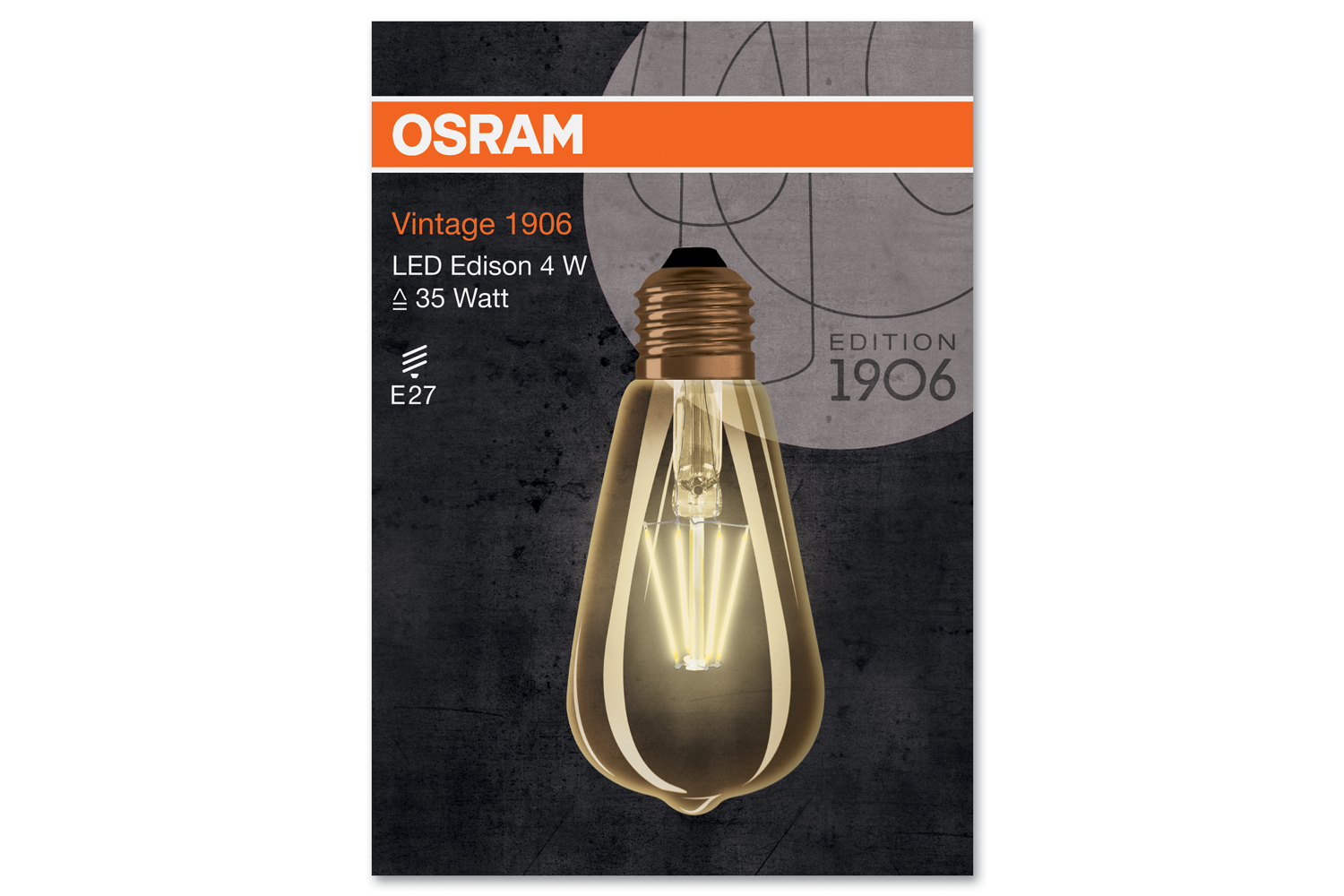 1906 Vintage LED Edison | Gold Bulb