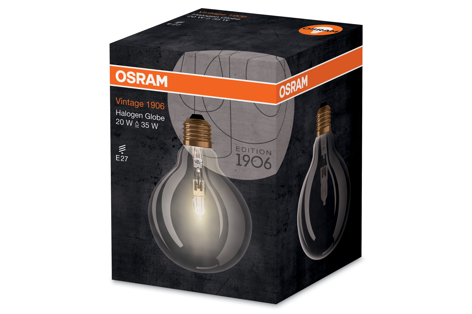 1906 Vintage Halogen Globe