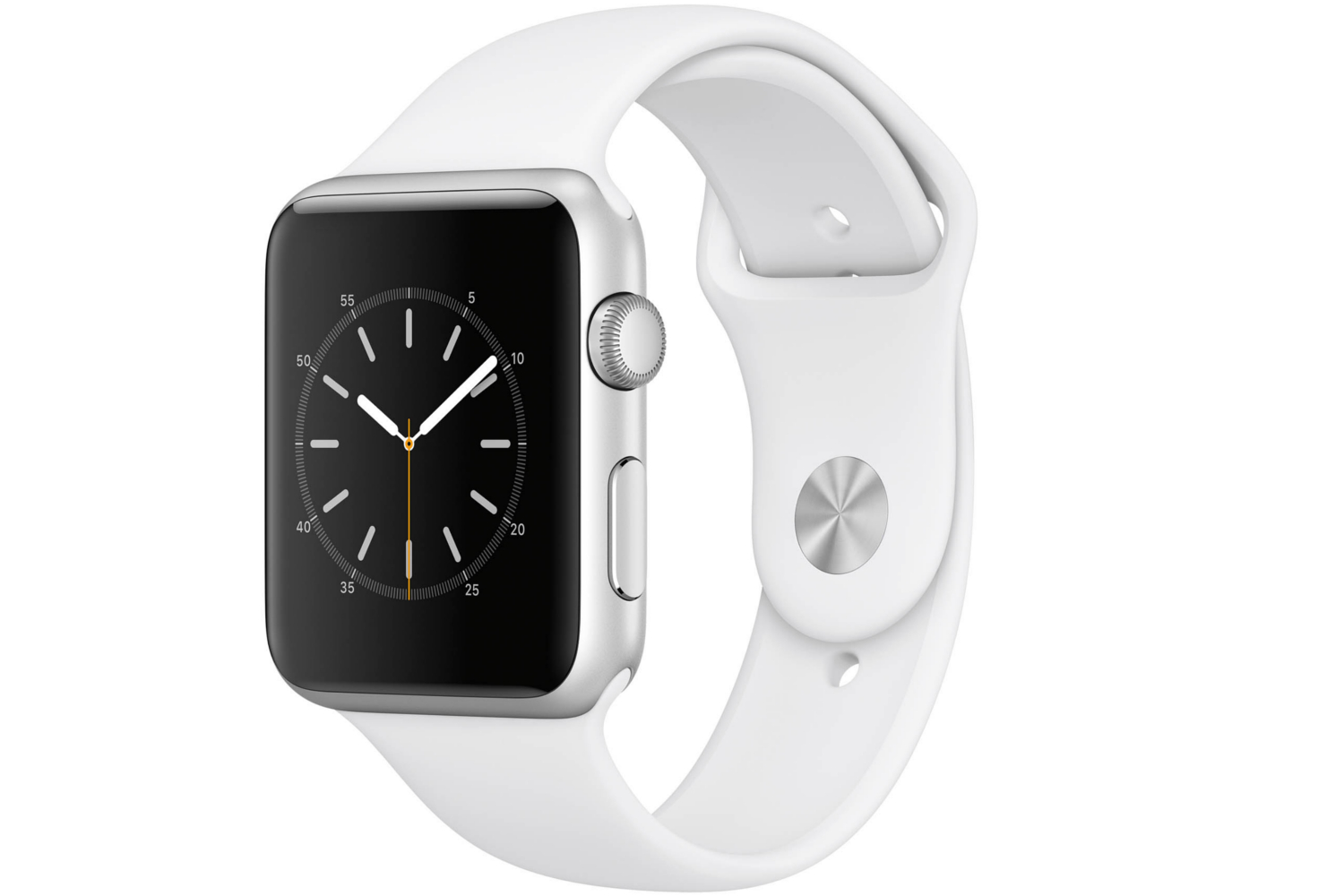 Apple Watch Series 1 | 42mm Silver Aluminium Case with White Sport Band