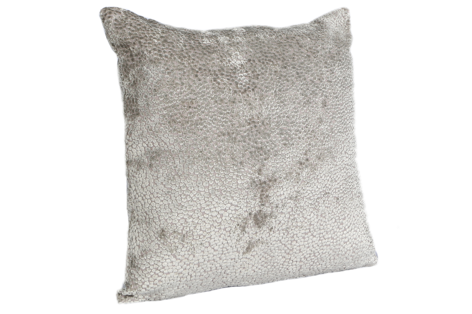 Burnt Velvet Taupe Cushion | 43X43cm