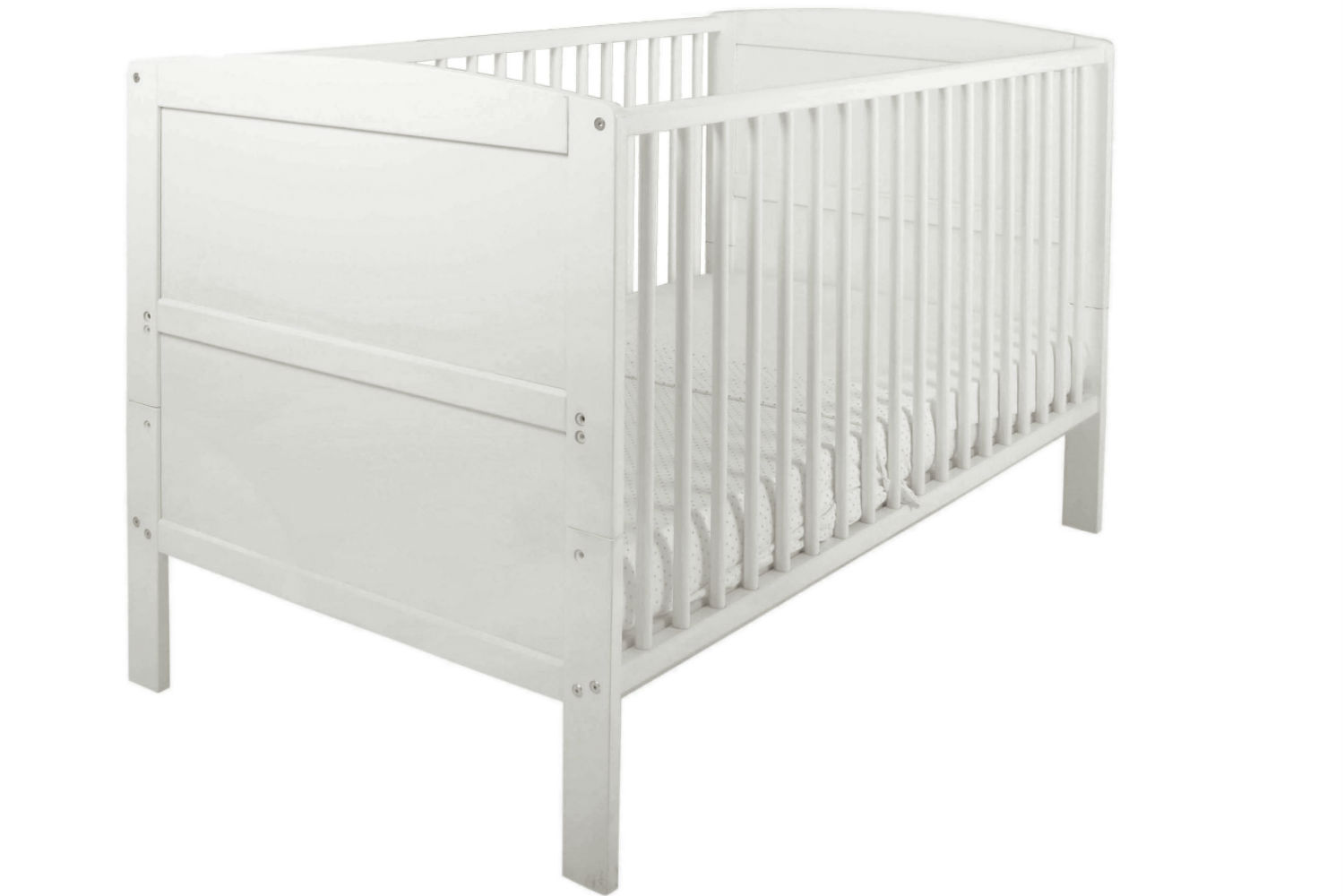 Hudson 2 in 1 Cot Bed | White