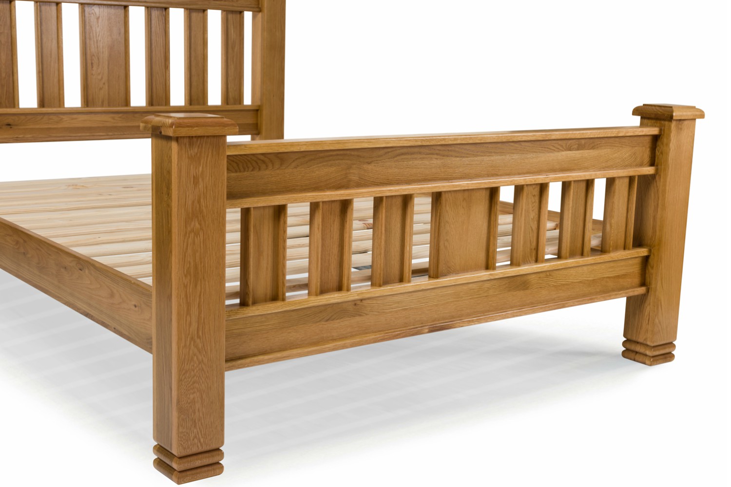Lancaster Natural Oak Bed Frame 5ft Ireland