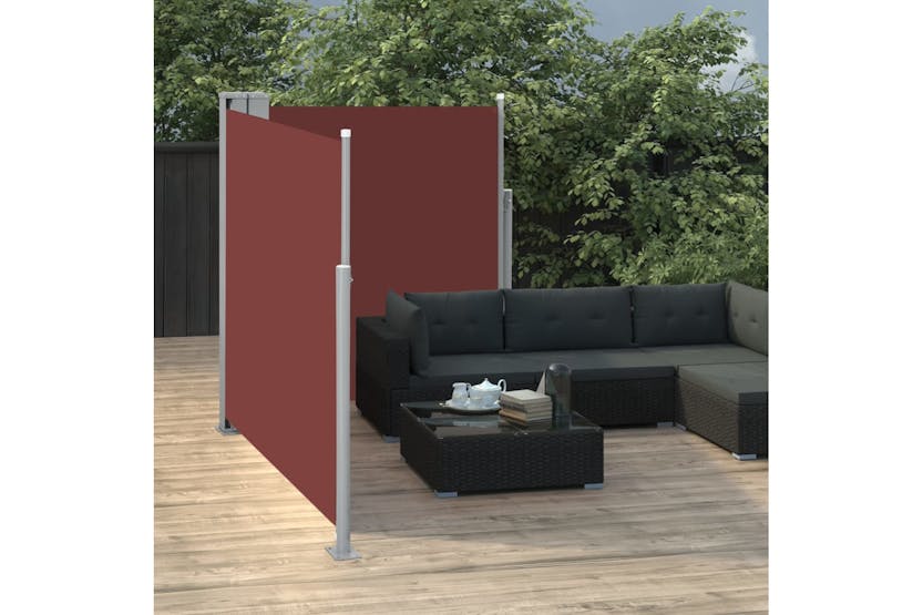 Vidaxl 48457 Retractable Side Awning Brown 140x600 Cm