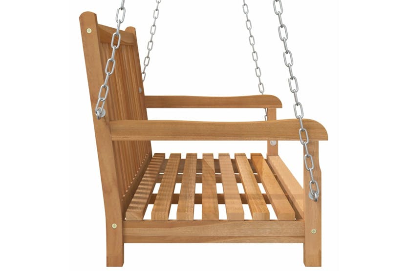 Vidaxl 316628 Swing Bench Solid Teak Wood 114x60x64 Cm