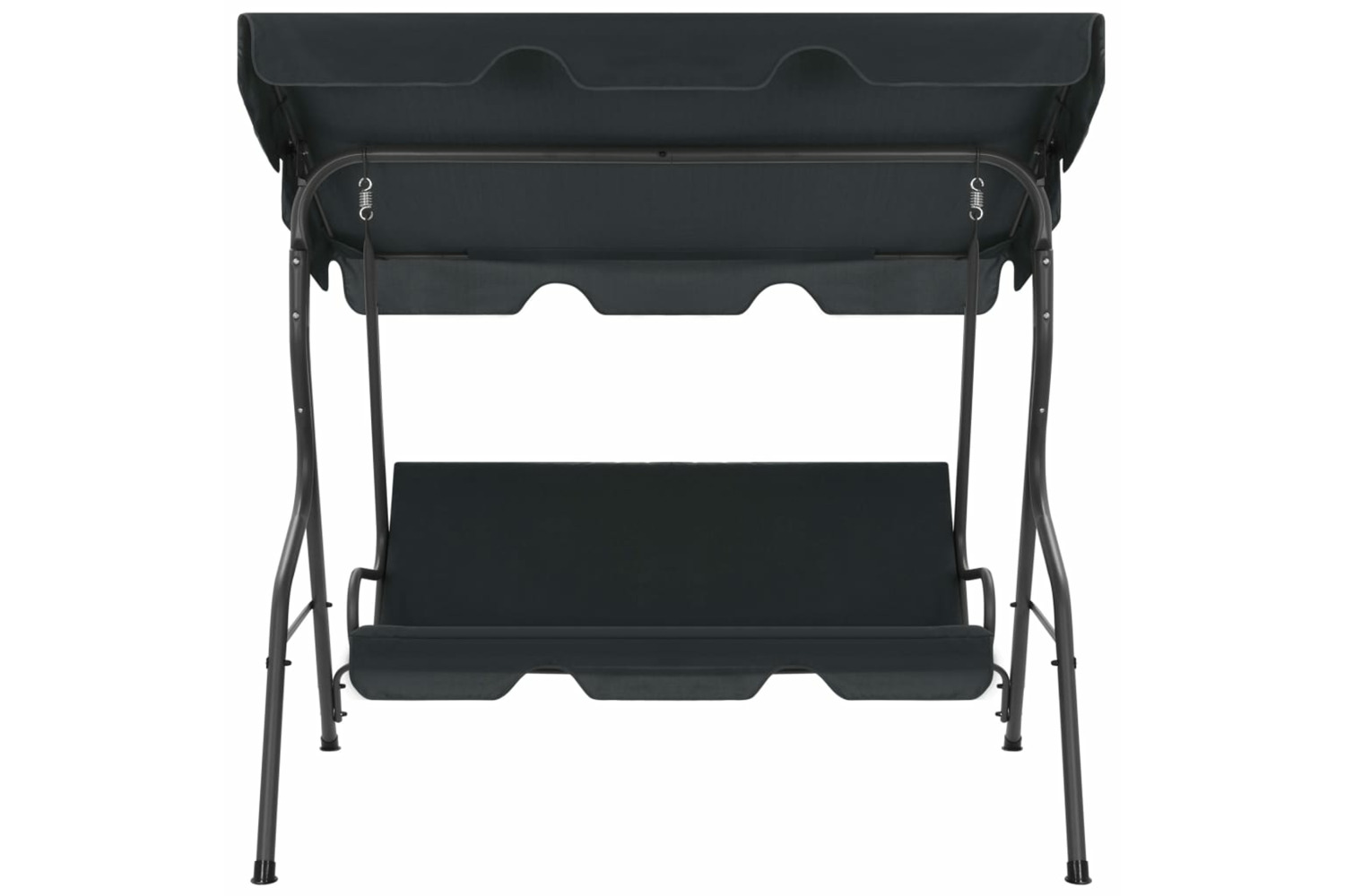 vidaXL 45352 Garden Swing Chair Anthracite 170x110x153cm