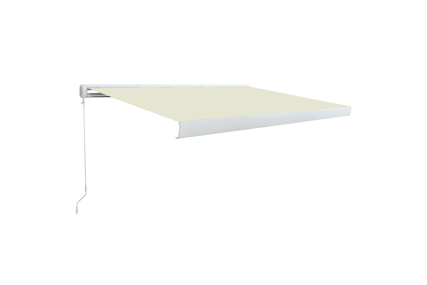vidaXL 3052672 Manual Cassette Awning 350x250cm Cream