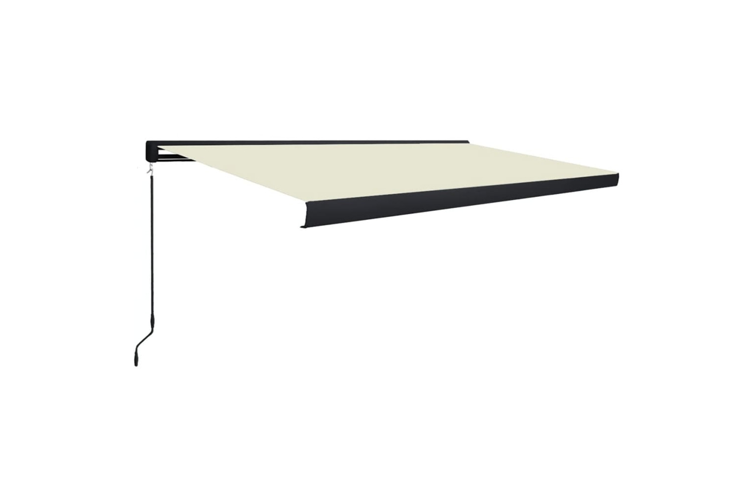 vidaXL 3052711 Manual Cassette Awning 500x300cm Cream