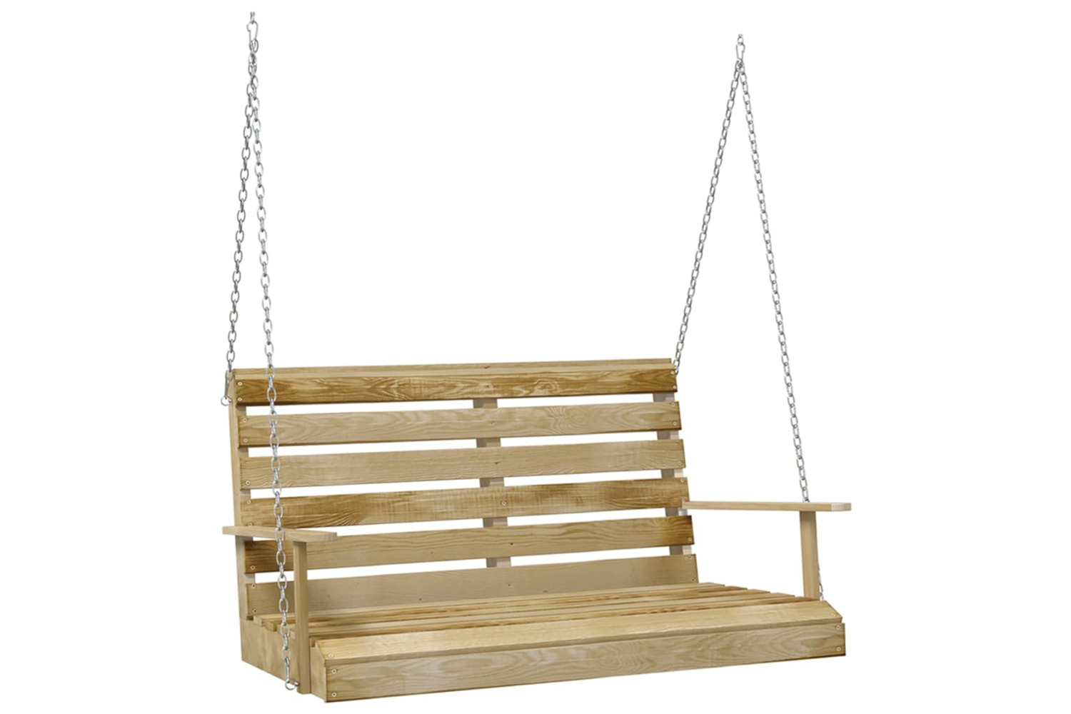 vidaXL Swing Bench 110cm Impregnated Pinewood