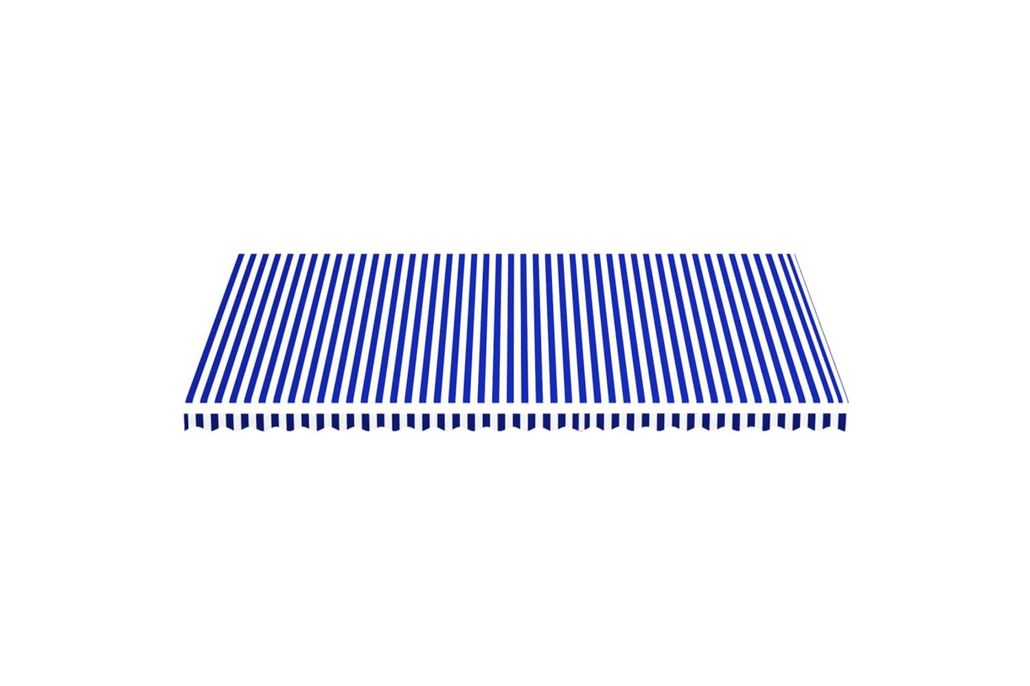 vidaXL 311924 Replacement Fabric For Awning Blue And White 6x3.5 M