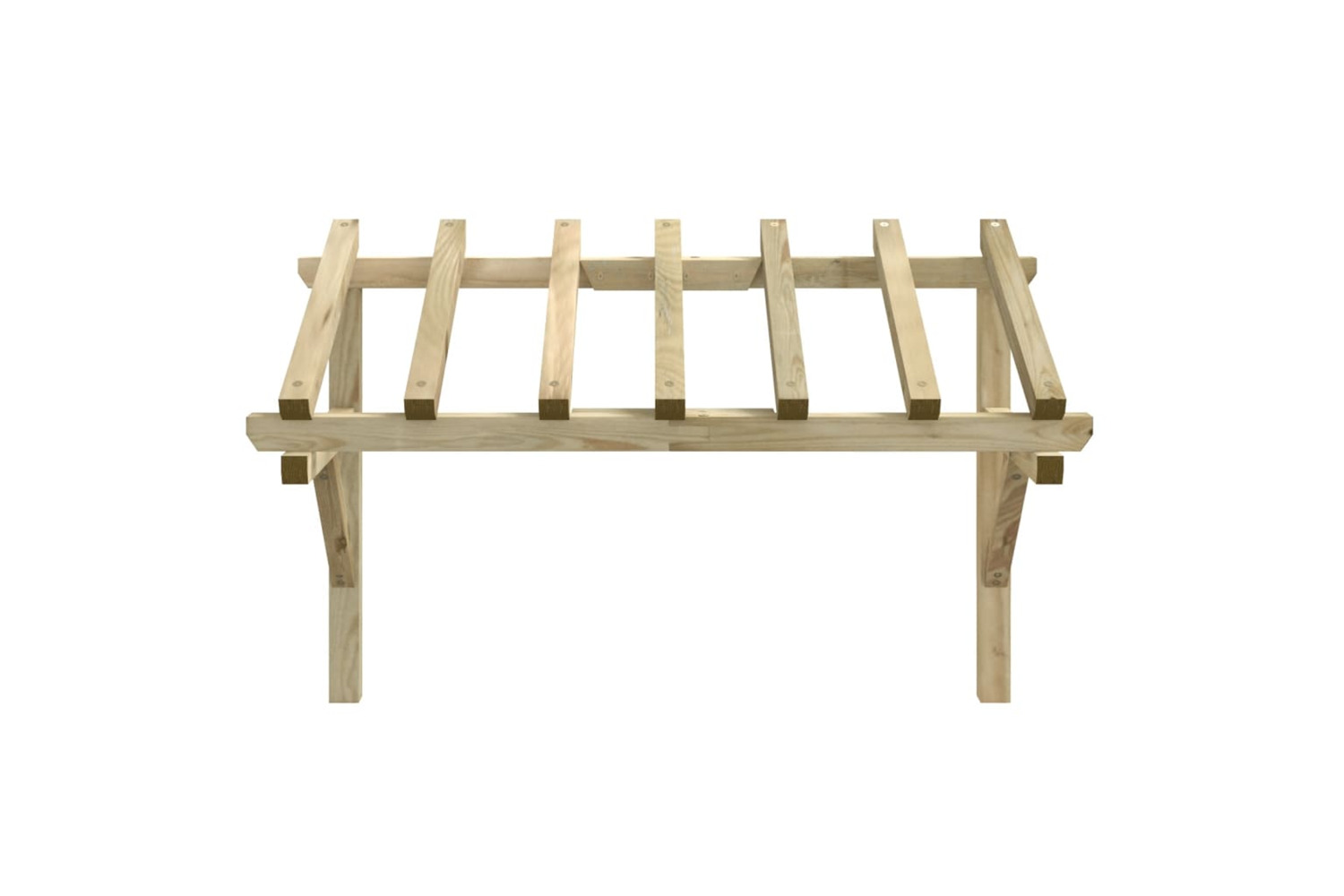 vidaXL 49454 Door Canopy 200x100x100cm Solid Pinewood