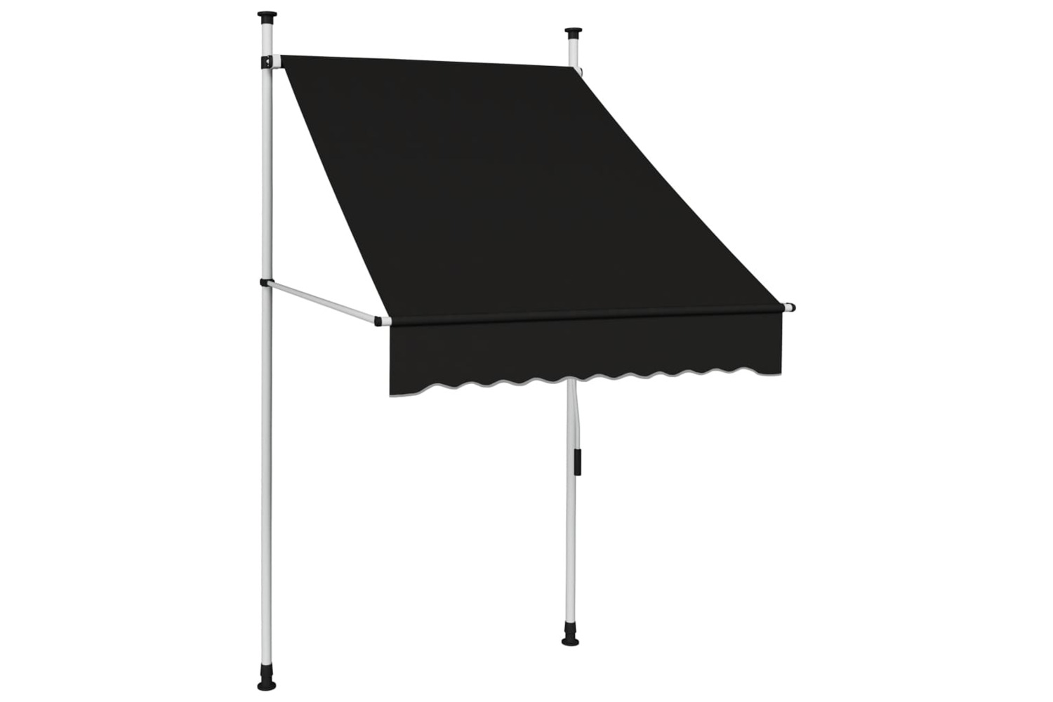 vidaXL 145832 Manual Retractable Awning 100cm Anthracite