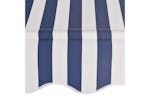 Vidaxl 43221 Manual Retractable Awning 250 Cm Blue And White Stripes