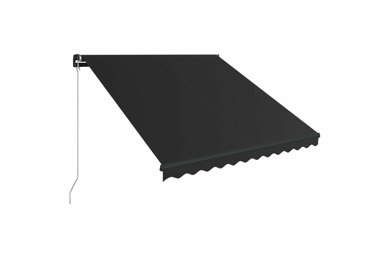 Vidaxl 3051238 Manual Retractable Awning 350x250 Cm Anthracite