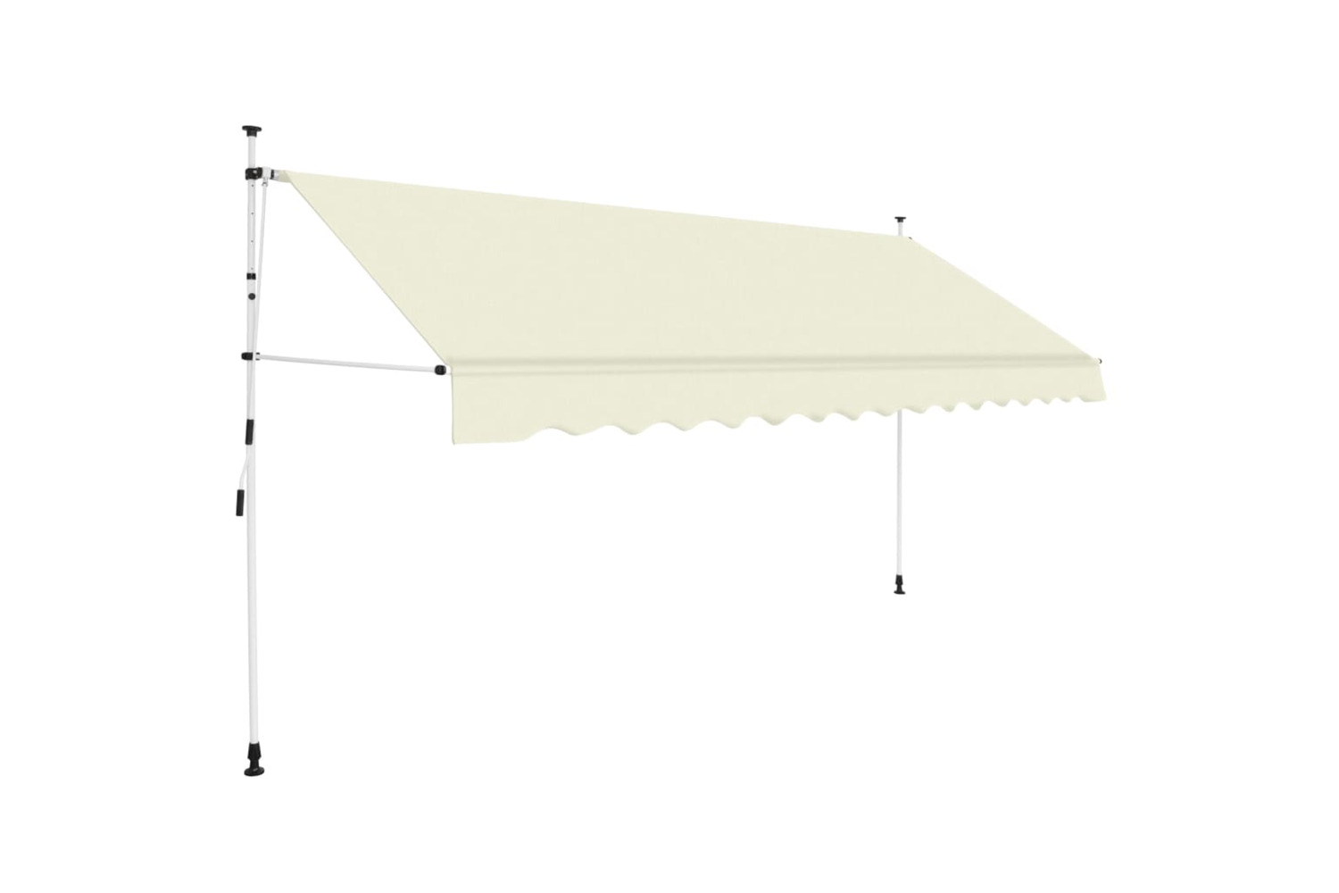 vidaXL 143697 Manual Retractable Awning 350cm Cream