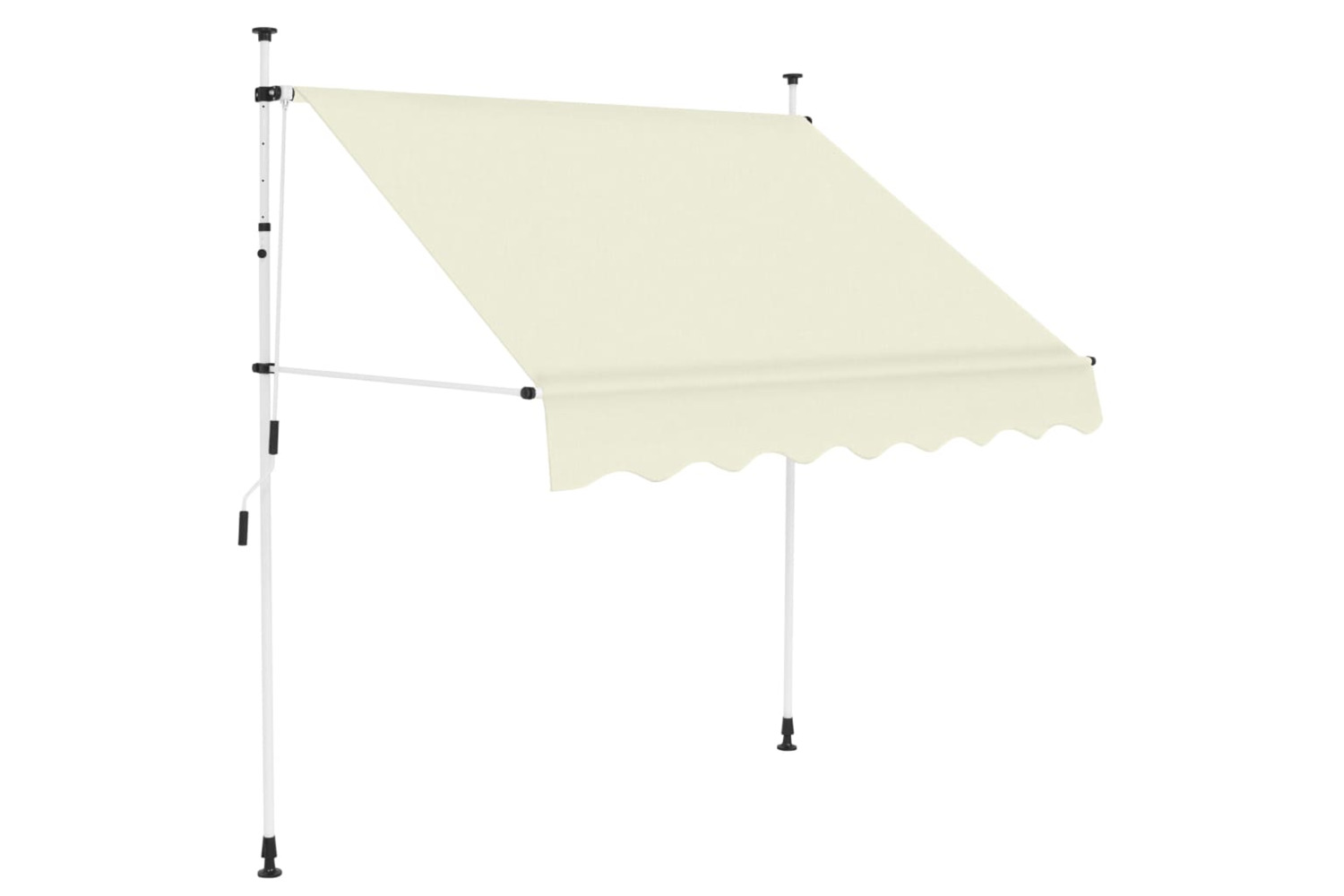 vidaXL 143694 Manual Retractable Awning 200cm Cream