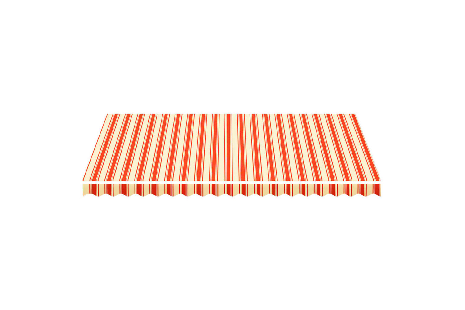 vidaXL 312019 Replacement Fabric For Awning Yellow And Orange 4.5x3 M