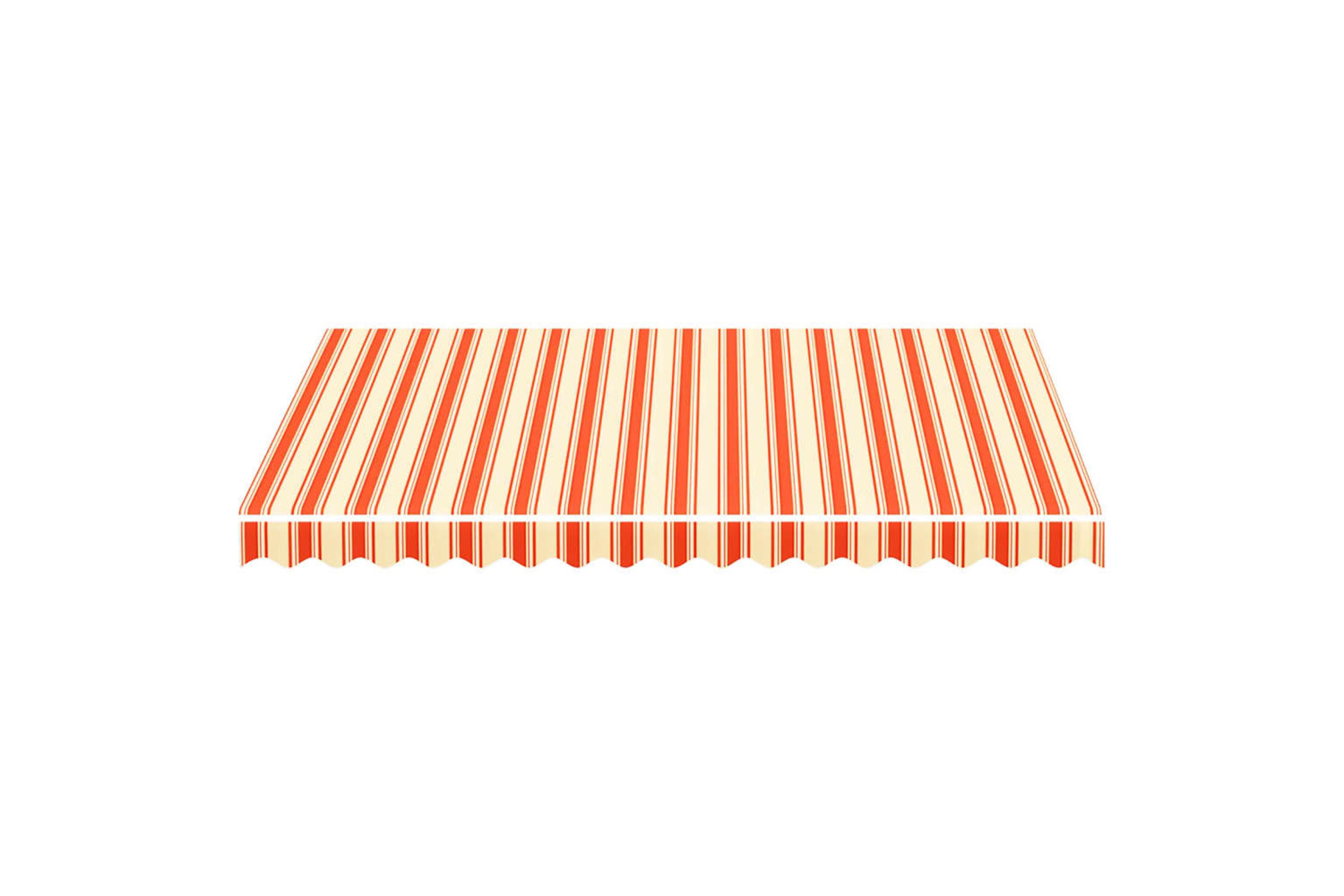 vidaXL 312015 Replacement Fabric For Awning Yellow And Orange 3x2.5 M