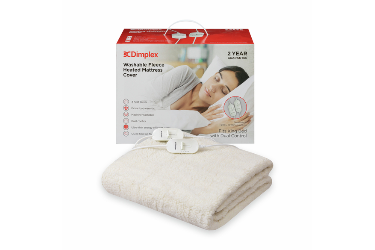 Dimplex micro fleece heated throw online blanket