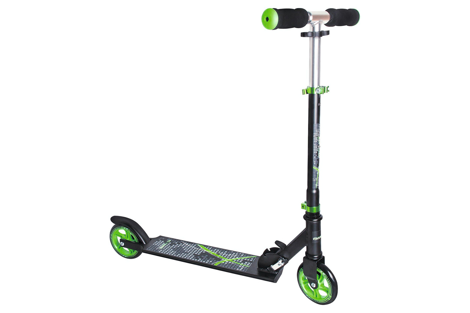 Muuwmi 346 Foldable Kickscooter | 125 mm | Black/Green
