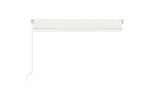 Vidaxl 3068977 Manual Retractable Awning 400x350 Cm Cream