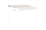 Vidaxl 3068977 Manual Retractable Awning 400x350 Cm Cream