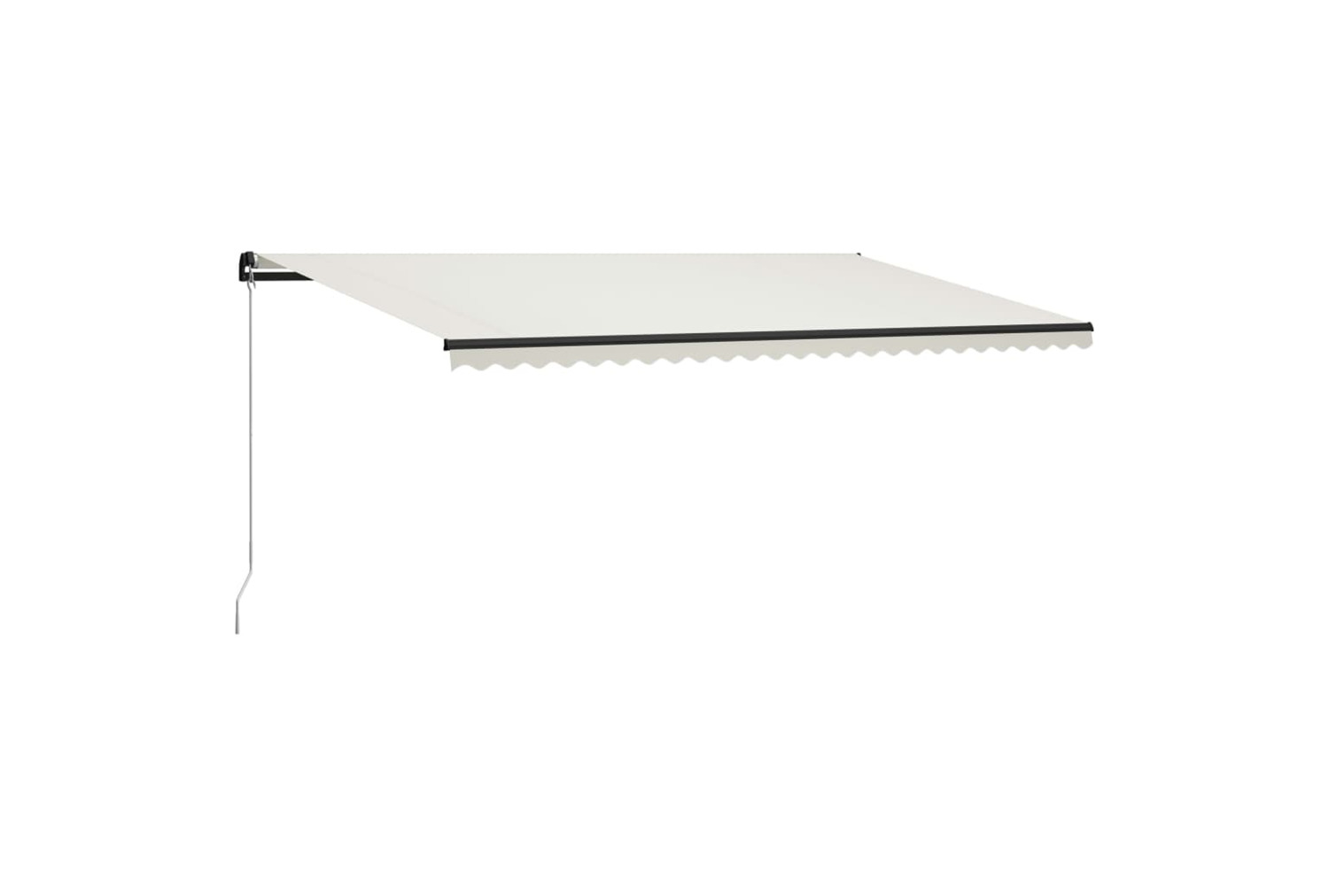 Vidaxl Manual Retractable Awning 600x300 Cm Cream