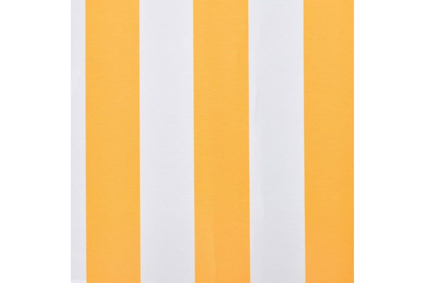 Vidaxl 143705 Awning Top Sunshade Canvas Orange & White 350x250 Cm