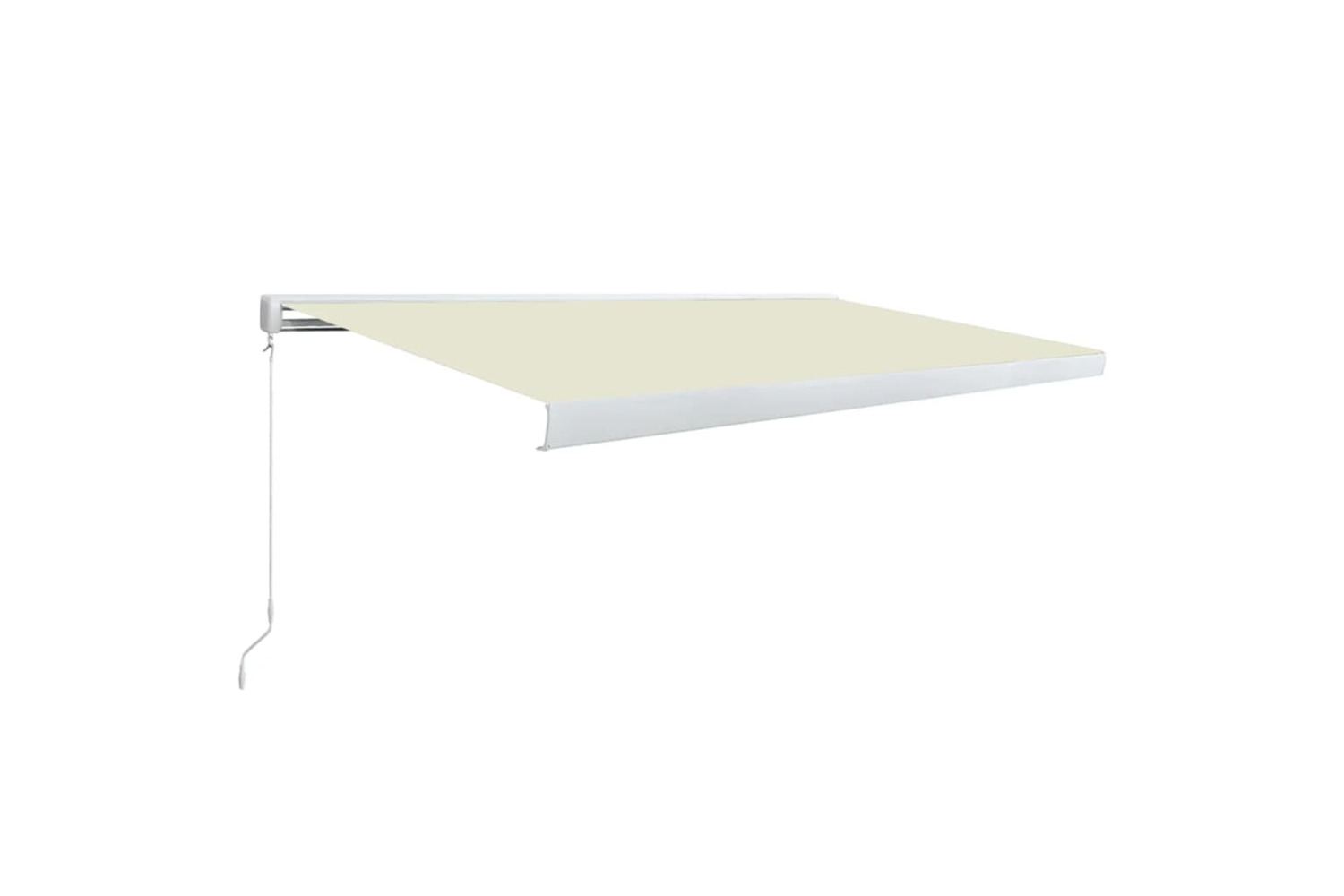 vidaXL 3052681 Manual Cassette Awning 500x300cm Cream