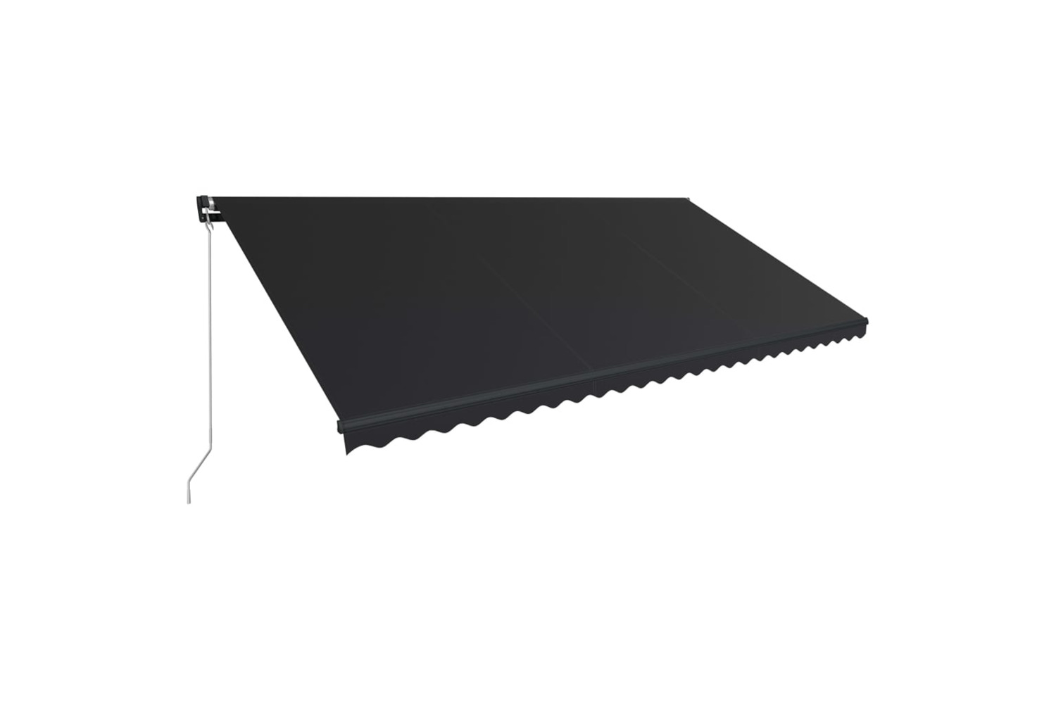 Vidaxl Manual Retractable Awning 600x300 Cm Anthracite