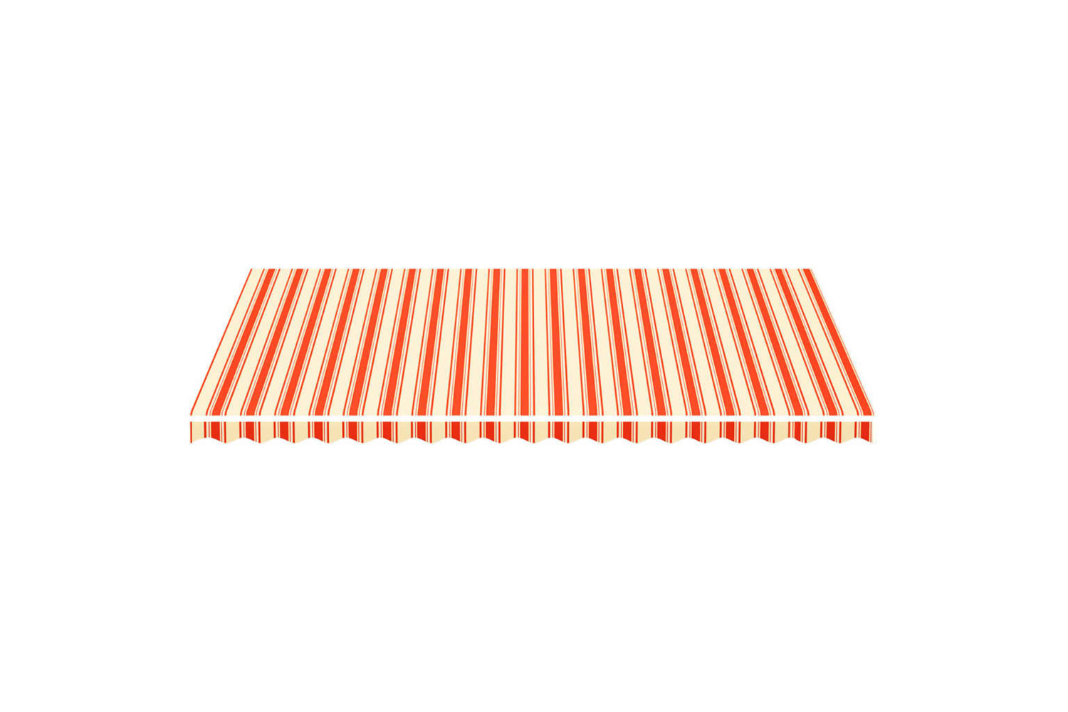 vidaXL 312021 Replacement Fabric For Awning Yellow And Orange 5x3 M